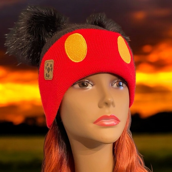 Other - Mickey Pom Pom Beanie